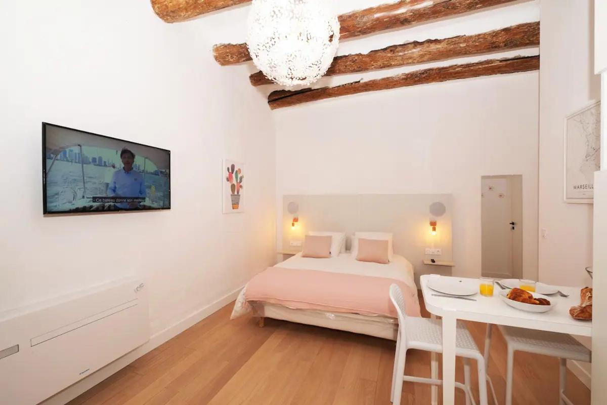 Design Suite Vieux Port Appartement Tout Equipe Climatise Марсель Экстерьер фото