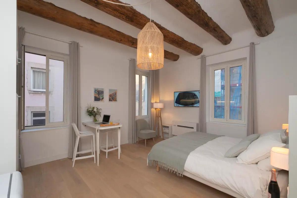 Design Suite Vieux Port Appartement Tout Equipe Climatise Марсель Экстерьер фото